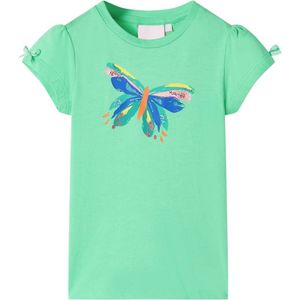 Kindershirt 128 lichtgroen