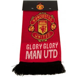 Taylors - Manchester United FC Sjaal GG  (Rood)