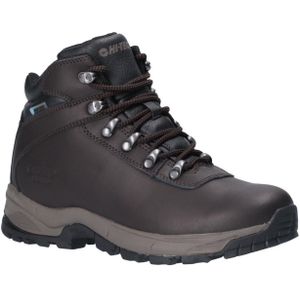 Hi-Tec Eurotrek Vrouwen/dames Lite Waterdichte Leren Wandelschoenen (42 EU) (Donkere chocolade)