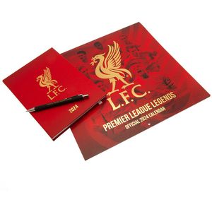Liverpool FC 2024 Muzikale geschenkdoos (31 cm x 4 cm x 31 cm) (Rood/Goud)