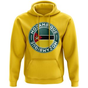 Mozambique Football Badge Hoodie (Yellow)