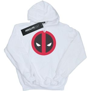 Marvel Heren Deadpool Large Clean Logo Hoodie (XXL) (Wit)