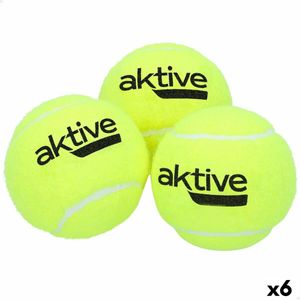 Padel Ballen Aktive 3 Onderdelen Geel 6 Stuks