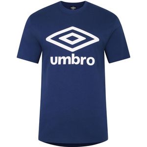 Umbro Heren Team T-shirt (XL) (Marine / Wit)