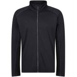 Regatta Heren Core Stretch Full Zip Midlayer (3XL) (Zwart)