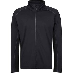 Regatta Heren Core Stretch Full Zip Midlayer (3XL) (Zwart)