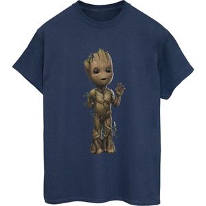 Marvel Dames/Dames Ik Ben Groot Golf Positie Katoenen Vriendje T-shirt (L) (Marineblauw)