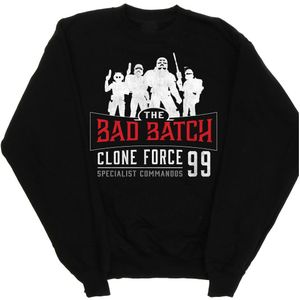 Star Wars Dames/Dames The Bad Batch Clone Force 99 Sweatshirt (XXL) (Zwart)