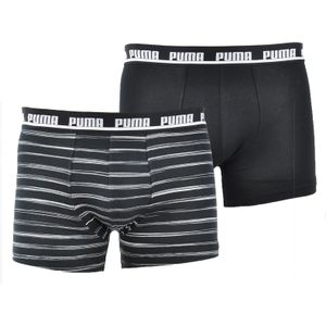 Puma - Men Solid Boxer 4-Pack - Mannen Ondergoed - S