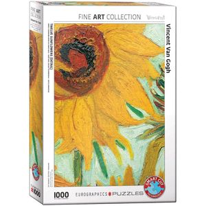 Puzzel Eurographics - Vincent Van Gogh: Zonnebloem (Detail), 1000 stukjes (6000-5429)