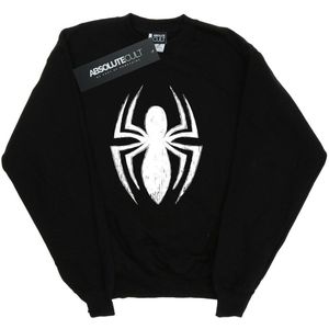 Marvel Jongens Spider-Man Ultimate Spider Logo Sweatshirt (128) (Zwart)