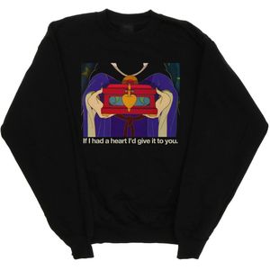 Disney Dames/Dames Sleeping Beauty If I Had A Heart Sweatshirt (XL) (Zwart)