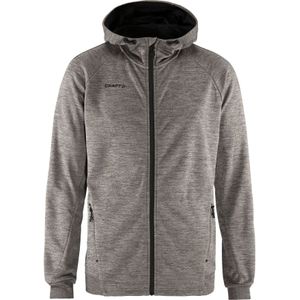 Craft Heren ADV Unify Full Zip Hooded Jacket (XXL) (Donkergrijs Melange)
