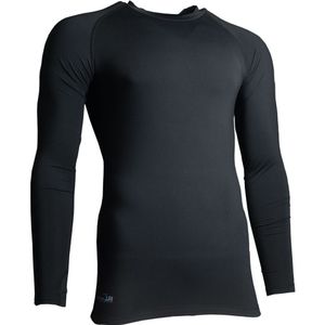 Precision Unisex Volwassen Essentieel Bazelayer Sport Shirt met lange mouwen (XL) (Zwart)