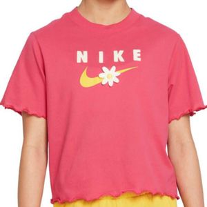 T-Shirt met Korte Mouwen ENERGY BOXY FRILLY Nike DO1351 666  Roze Maat L