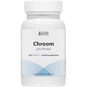 Chroom / Chromium Picolinaat | 200mg | 100 Tabletten | LUTO Supplements