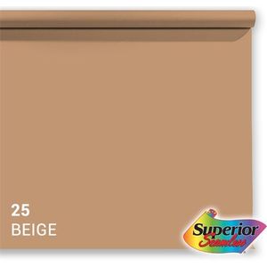 Superior Achtergrondpapier 25 Beige 1,35 x 11m