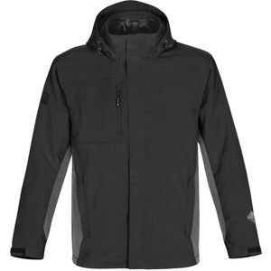 Stormtech Heren Atmosphere 3-in-1 Performance System Jacket (Waterdicht & Ademend) (Large) (Zwart/Graniet)