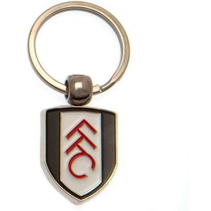 Fulham FC Crest Sleutelhanger  (Zwart/Wit/Rood)