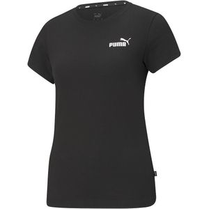 Puma Dames/dames ESS Logo T-shirt (XS) (Zwart)