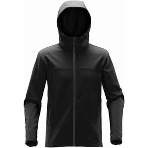 Stormtech Heren Orbiter Hooded Soft Shell Jas (S) (Zwart/Dolfijn)