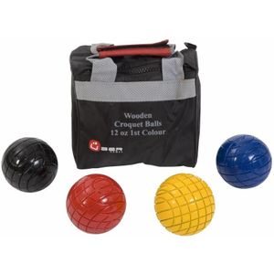 Family Croquet set ballen, 7.2 cm doorsnee - Hout Top Kwaliteit Klasse en Geweldig  Top  Kwaliteit en Klasse