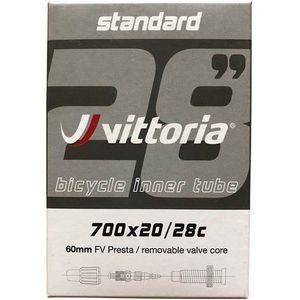 Vittoria Standard 700x20/28C Presta Binnenband 60mm Zwart