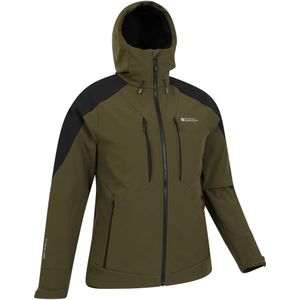 Mountain Warehouse Heren Radius gerecyclede softshell jas (XS) (Marine)