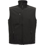 Regatta Grote Buitenshuis Heren Zandstorm Mouwloze Ritssluiting Bodywarmer (S) (Zwart)