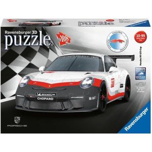 Porsche GT3 Cup 3D Puzzel (108 Stukjes, Voertuigen)