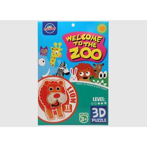 3D puzzel Zoo Leeuw 27 x 18 cm 11 Onderdelen