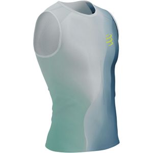 Compressport Performance tank heren - BLAUW - Heren