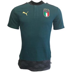 2019-2020 Italy Puma Casual Polo Shirt (Pine)