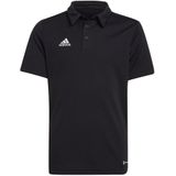 adidas - Entrada 22 Polo Youth - Zwarte Sportpolo - 164