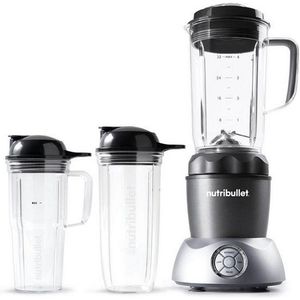 Nutribullet Select 2.0 - 10-delig - 1000 Watt - Blender - To Go Drinkbekers - Warme en Koude Bereidingen - Grijs