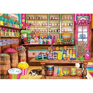 Puzzel The Candy Shop (1000 stukjes, Snoepwinkel thema)