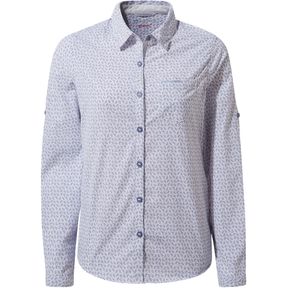 Craghoppers Dames/dames NosiLife Gisele shirt met lange mouwen (34 DE) (Paradijs Blauwdruk)