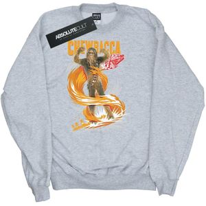 Star Wars Meisjes Chewbacca Gigantic Sweatshirt (140-146) (Sportgrijs)