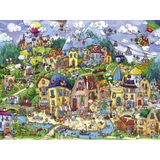 Puzzel Happy Town1500 3hk.Heye 29744