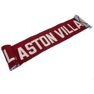 Aston Villa FC Winter Sjaal  (Claret Rood/Kleurig Blauw)