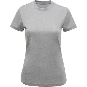 TriDri Dames/dames gemêleerd T-shirt (M) (Zilverkleurige Melange)