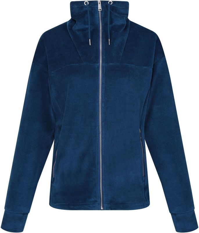 Regatta Dames/Dames Velours Full Zip Fleecejack (42 DE) (Blauw Opaal)