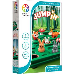 SmartGames Jump In - Puzzel voor 1 persoon | 60 opdrachten | Leeftijd 7+ | Logica en probleemoplossing