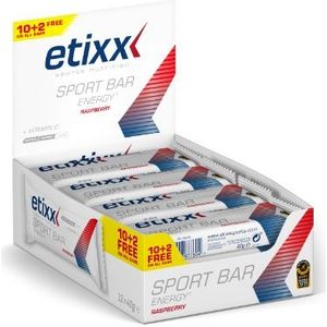 Etixx Energy Sport Bar-Raspberry-12 stuks