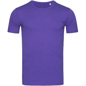 Absolute Apparel - Heren Stedman Stars Morgan T-Shirt met Ronde Hals (L) (Paars)