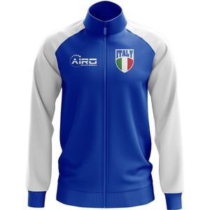 Italy Concept Football Track Jacket (Blue) - Kids