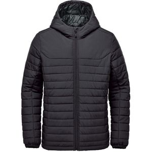 Stormtech Heren Nautilus Quilted Hooded Jacket (S) (Zwart)