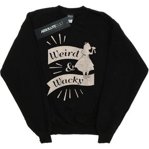 Disney Heren Alice In Wonderland Raar en Gek Sweatshirt (M) (Zwart)