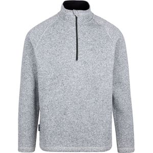 Trespass Heren Corsham Marl Half Zip Fleece Top (XS) (Grijs)