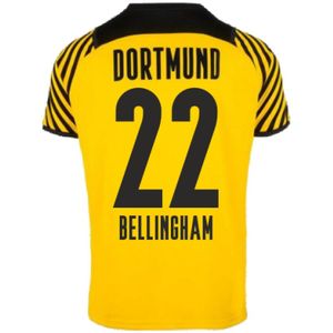 2021-2022 Borussia Dortmund Authentic Home Shirt (BELLINGHAM 22)